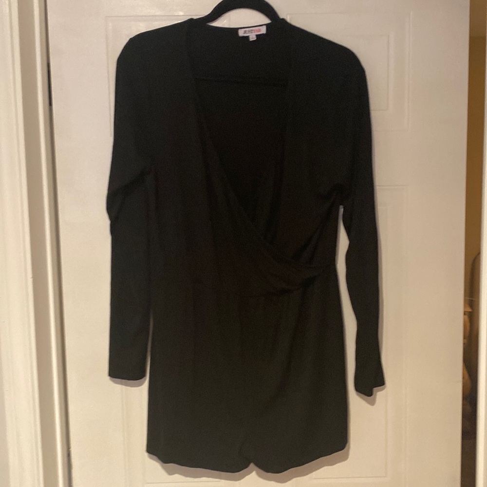 Black long sleeve Romper